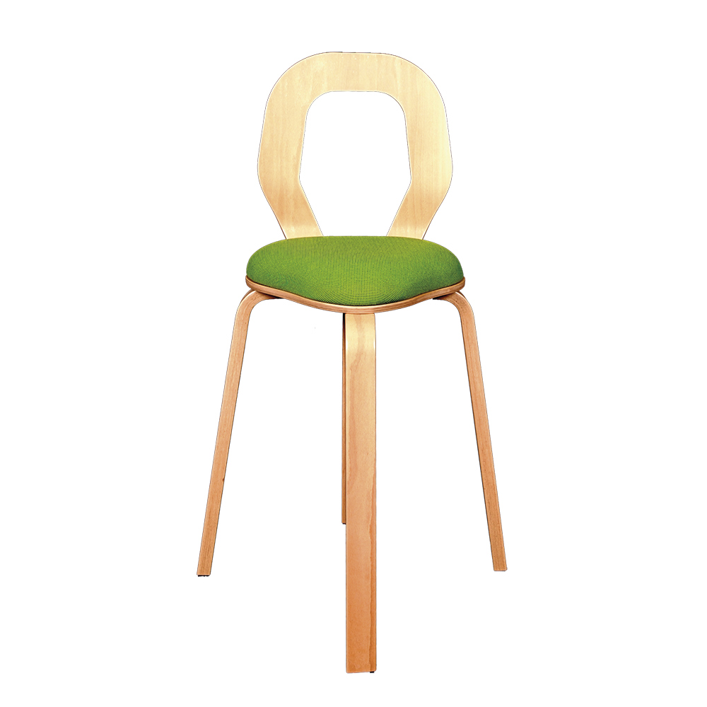 Ergoret Stabel Stol med ergonomisk sæde, en let og fleksibel stol, der kan bruges af børn og voksne som arbejdsstol og spisestol– fra Klarskov møbler ApS