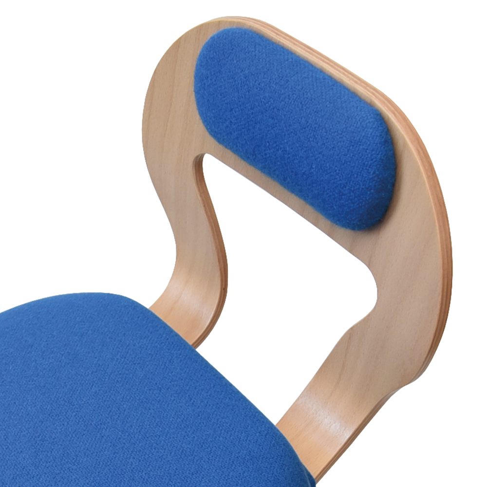 Lænde Ergoret Arbejdsstol Comfort Lux med rygpude, ergonomisk stol med lændestøtte, gaspatron og sikkerhedshjul fra Klarskov møbler 