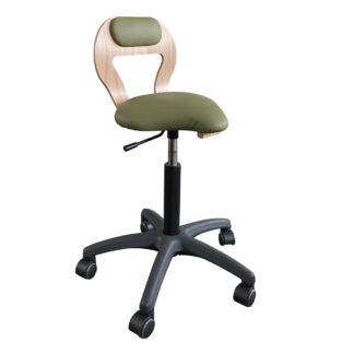 Lænde Eregoret Arbejdsstol Comfort Lux med behagelig rygpude Ergonomisk stol med sikkerhedshjul og regulerbar gaspatron - fra Klarskov møbler ApS - pædagogiske møbler
